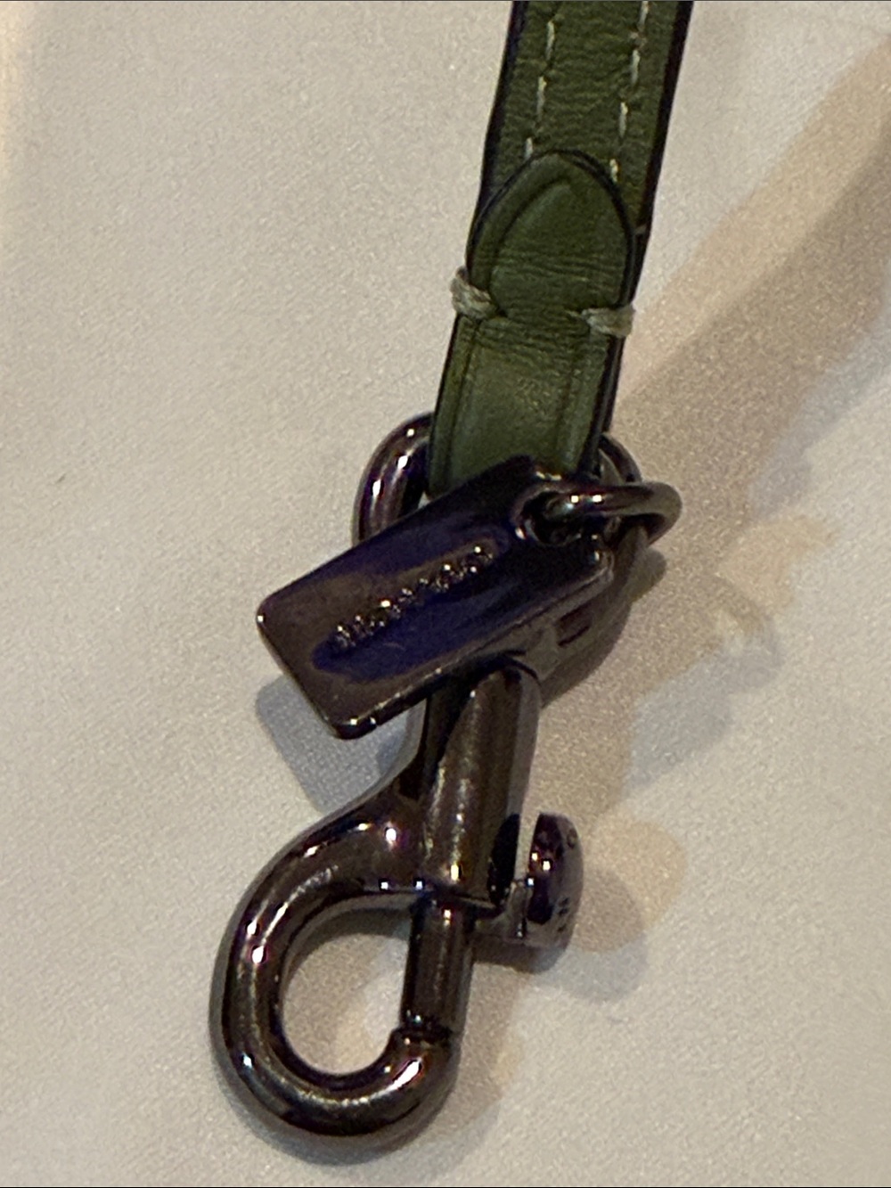Coach Green leather Froggy Coin Case - Picture 12 of 12